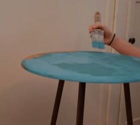 side table makeover, How to paint a side table