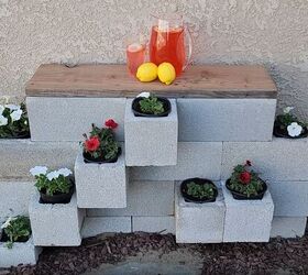 urban cinder block planter