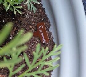 diy cobre marcadores de plantas