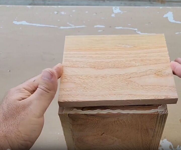 Add a bottom piece to the box