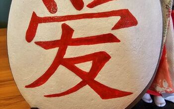 Japanese Kanji Symbol LOVE Painted Rock