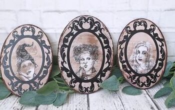 How to Make Hocus Pocus Portraits To Decorate For Halloween