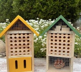 create a pollinator garden with these easy steps, The Grand Pollinator Bee House from Etsy