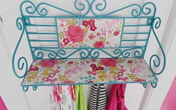 Easy DIY Wall Clothes Rack Makeover