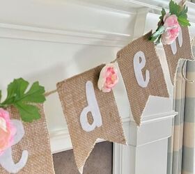 Cómo hacer un Banner DIY para Baby Shower con Tema de Jardín