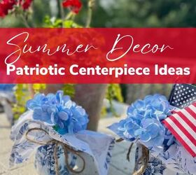 ideas de centros de mesa patriticos con un tarro de masn fcil de hacer a mano, Patriotic Centerpiece Ideas Pinterest Pin