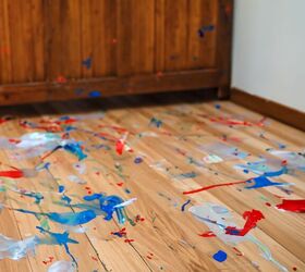 How to Get Paint Off Hardwood Floors, Wet or Dry