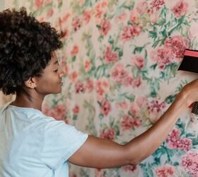 how to apply peel and stick wallpaper