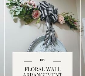 arreglo floral de pared diy, Arreglo floral de pared DIY