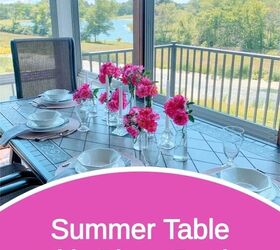 ideas asequibles screened in porche para su hogar, mesa de comedor de verano