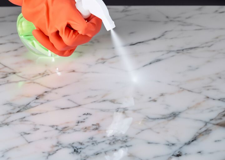 how to clean marble countertops