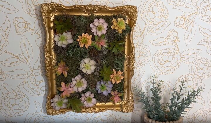 How to Create a Stunning Wall of Succulents With Dollar Tree Finds