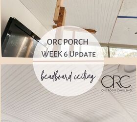 Beadboard Porch Ceiling - Well She Tried