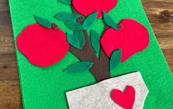 Bandera de jardín de fieltro DIY