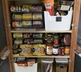 Cómo reorganizar fácilmente un pequeño armario despensa organizada