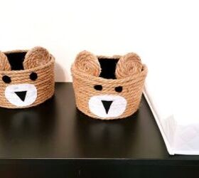 DIY Cestas de cuerda para osos | DIY Cestas