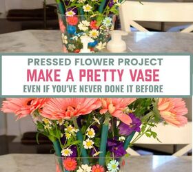 Proyecto de florero prensado fácil para la decoración de tu hogar