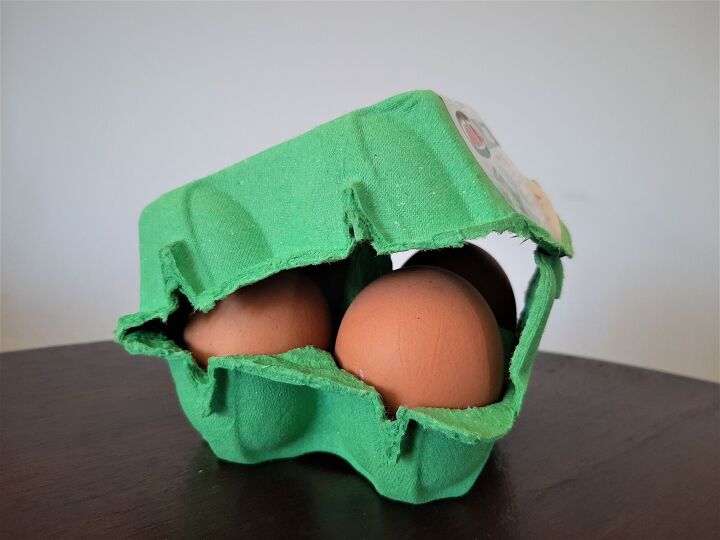 eggs in a cardboard egg carton