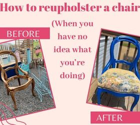 Cómo retapizar el asiento de una silla (cuando no tienes ni idea de lo que estás haciendo)