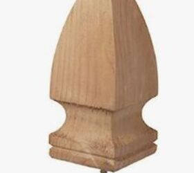 4×4 fence post with finial