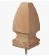 4×4 fence post with finial