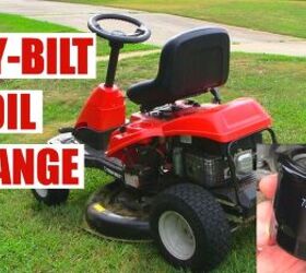 Troy-Bilt Ride On Lawn Mower Cambio de Aceite Mantenimiento Regular