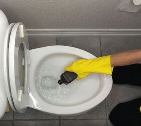 toilet cleaning hacks, Pour hydrogen peroxide into the toilet bowl