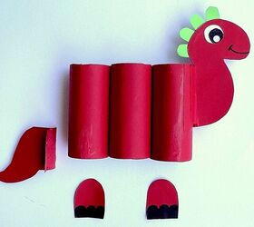 fcil y colorido dinosaurio craft utilizar como decoracin portalpices o ms, Dinosaurio lindo Craft
