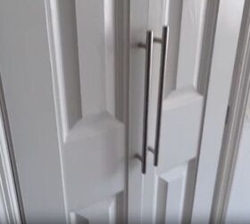 Attach long handles to the door