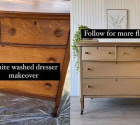 Dresser makeover before and after