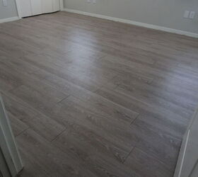 Floors before Malibu Wide Plank French oak flooring installation
