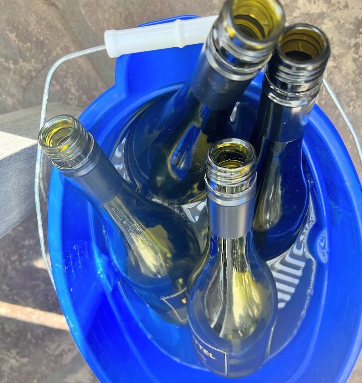 Lámpara De Aceite Tiki Torch Con Tapa Y Botella Reciclada - España