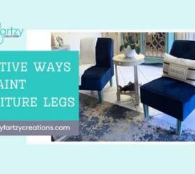 Formas creativas de pintar las patas de los muebles