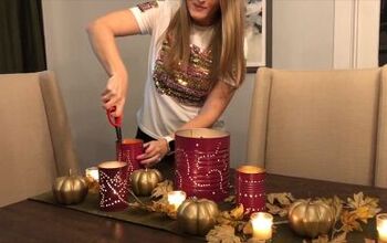 How to Make an Easy & Enchanting Tin Can Lantern for Fall