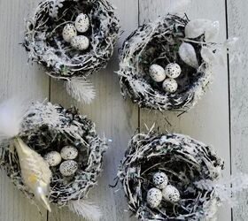 manualidades de navidad en julio bhos nevados y adornos de nidos brillantes