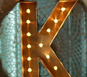 corona de letras diy, DIY MARQUEE LETTER WREATH Oh So Lovely Blog