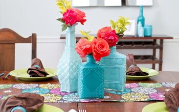 Centros de mesa de cristal DIY