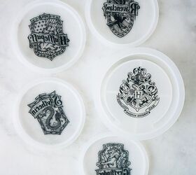 juego de posavasos de resina de la casa hogwarts, Posavasos de Resina de la Casa Hogwarts