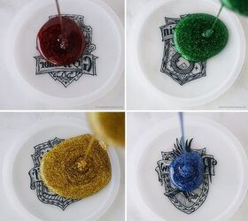 juego de posavasos de resina de la casa hogwarts, Posavasos de Resina de la Casa Hogwarts