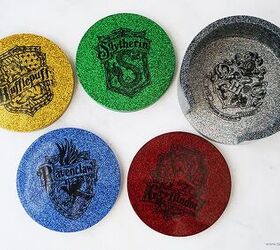 juego de posavasos de resina de la casa hogwarts, Posavasos de Resina de la Casa Hogwarts