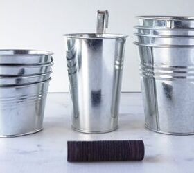 Use a stack of metal buckets for this brilliant organizing hack