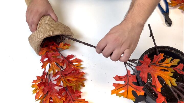 Gluing the stems inside the cone