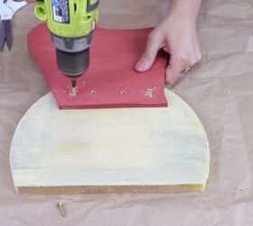 Attaching the wood pieces together