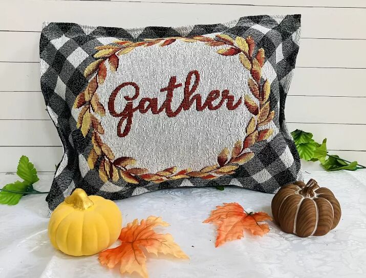 DIY fall pillow