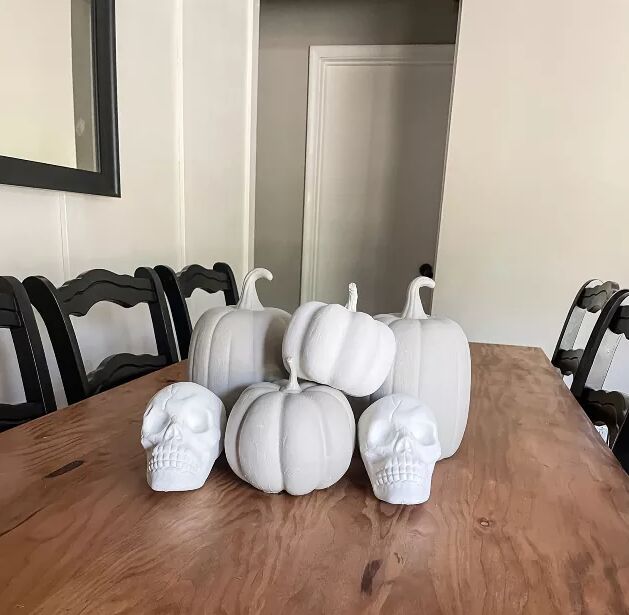 Painted Halloween decor