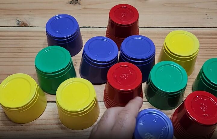 Colorful cups resembling gumdrops