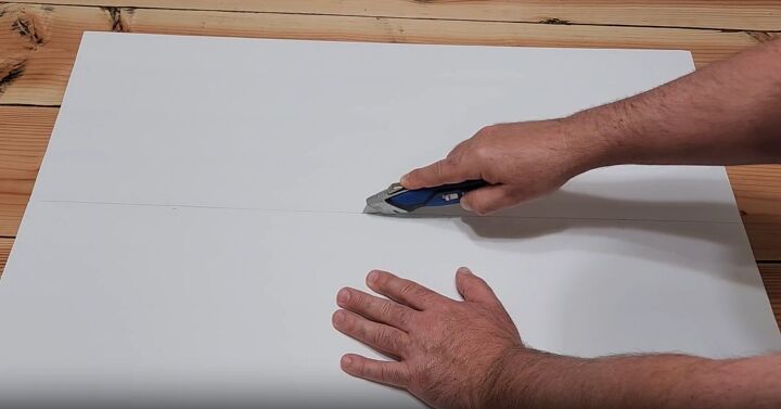 Measure and cut the foam board