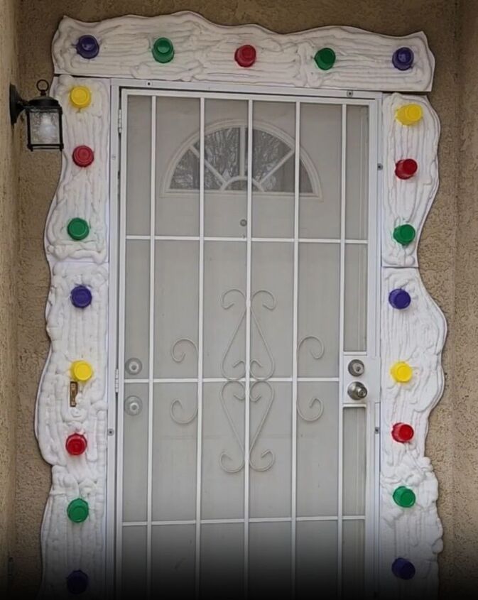 DIY Gingerbread Door for Christmas