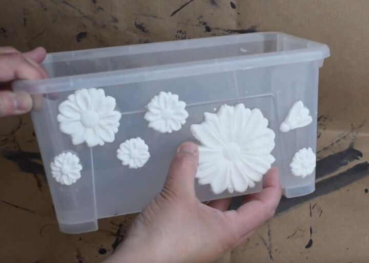 Container Maker Decorating How to Craft Chic Containers: Decorating Plastic Storage Bins | Hometalk