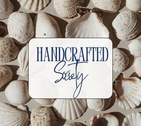 cmo hacer una hermosa guirnalda de cuentas de madera con conchas de ostras, logotipo de la sociedad handcrafted